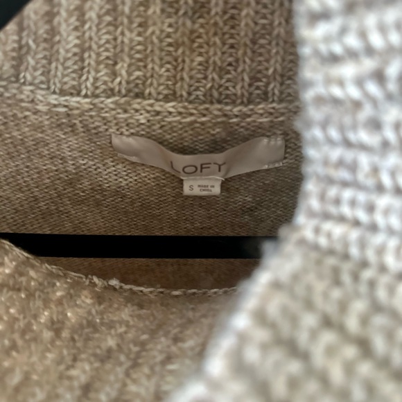 LOFT Ann Taylor Turtleneck Wool Knit Jumper 90s Off Duty Machine Washable - Picture 2 of 4